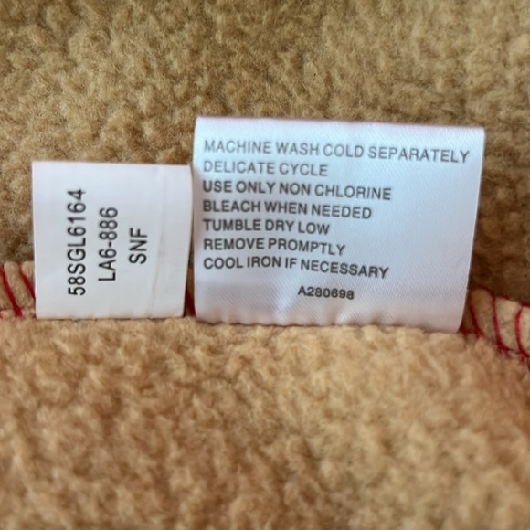 NWOT SF 49ers zip-up hooded thick jacket - Picture 6 of 8